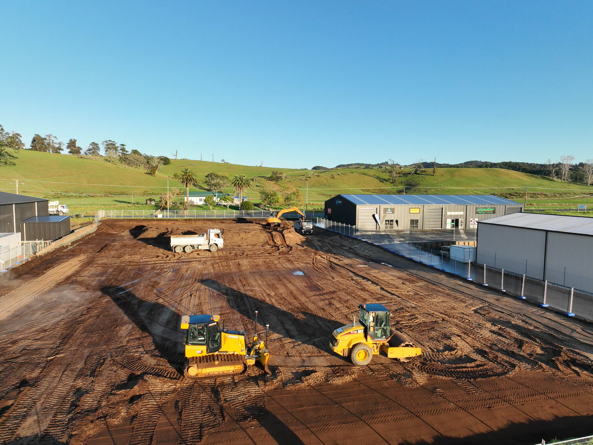 Commercial site preparation in Northland